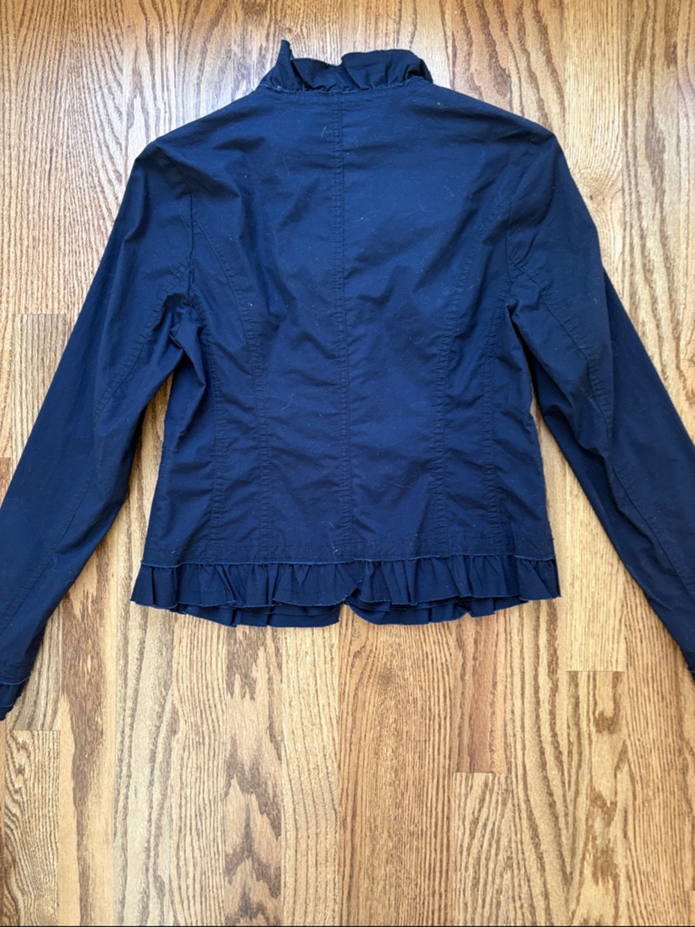 INC Ruffle-Front Jacket - Picture 2 of 2